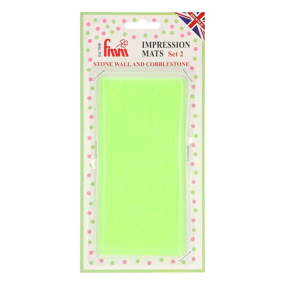 Otiskovací podložka na marcipán - sada 2 ks (dlažba a kamenná zeď) FMM